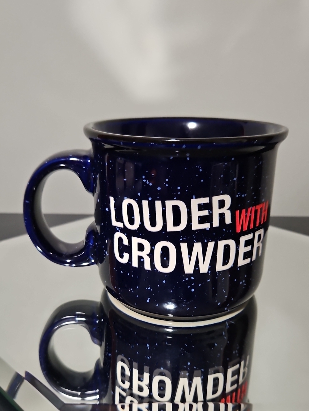 Navy Blue Speckled Ceramic Mug